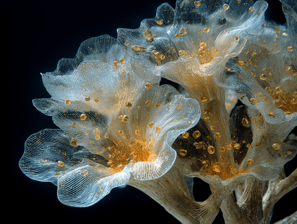Atmospheric organic and technological lichen form